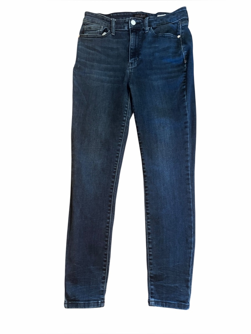Judy Blue Beckley Mid-Rise Crinkle Ankle Skinny Jean